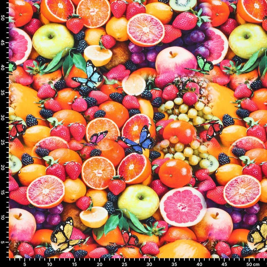 Kanvas audums - augļi 260 g/m²