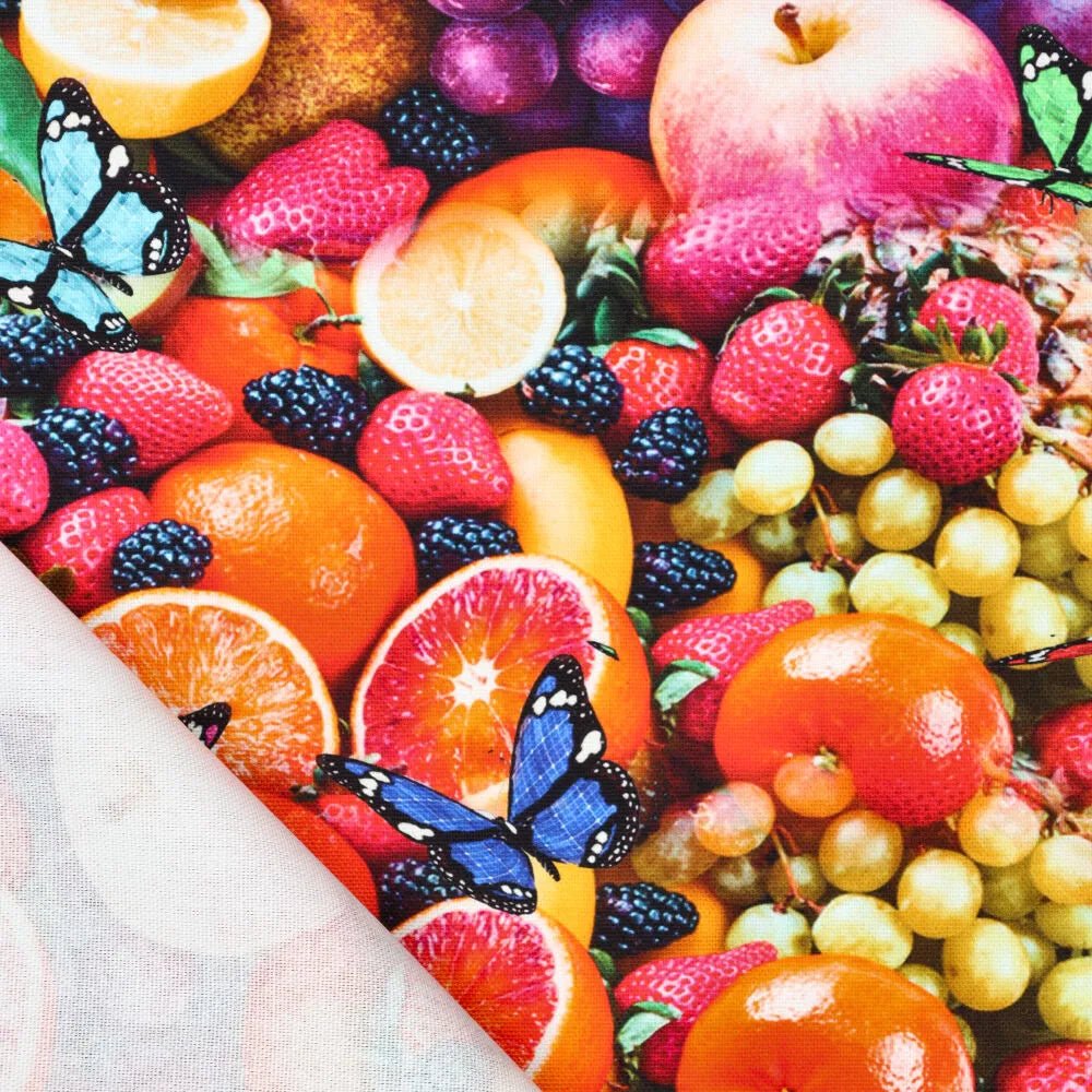 Kanvas audums - augļi 260 g/m²