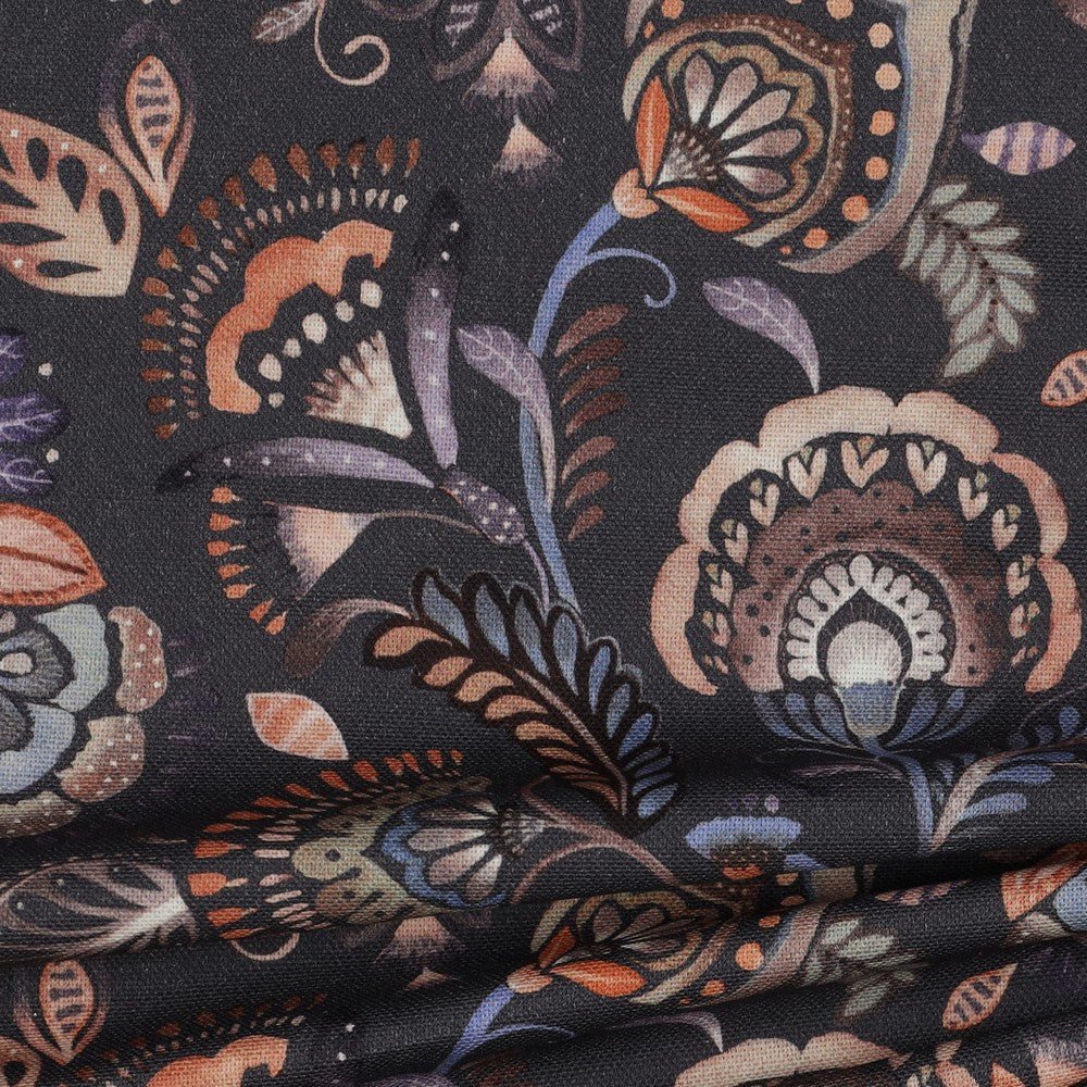 Kanvas audums - austrumu raksts 225 g/m²