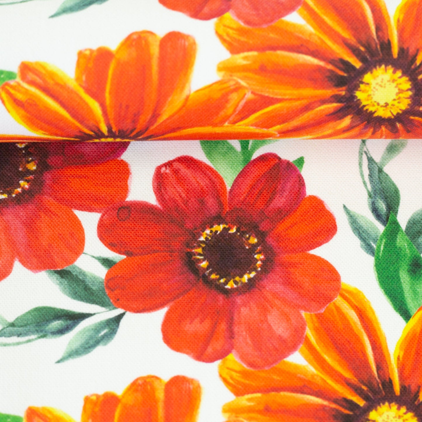 Kanvas audums - kliņģerītes 210 g/m²