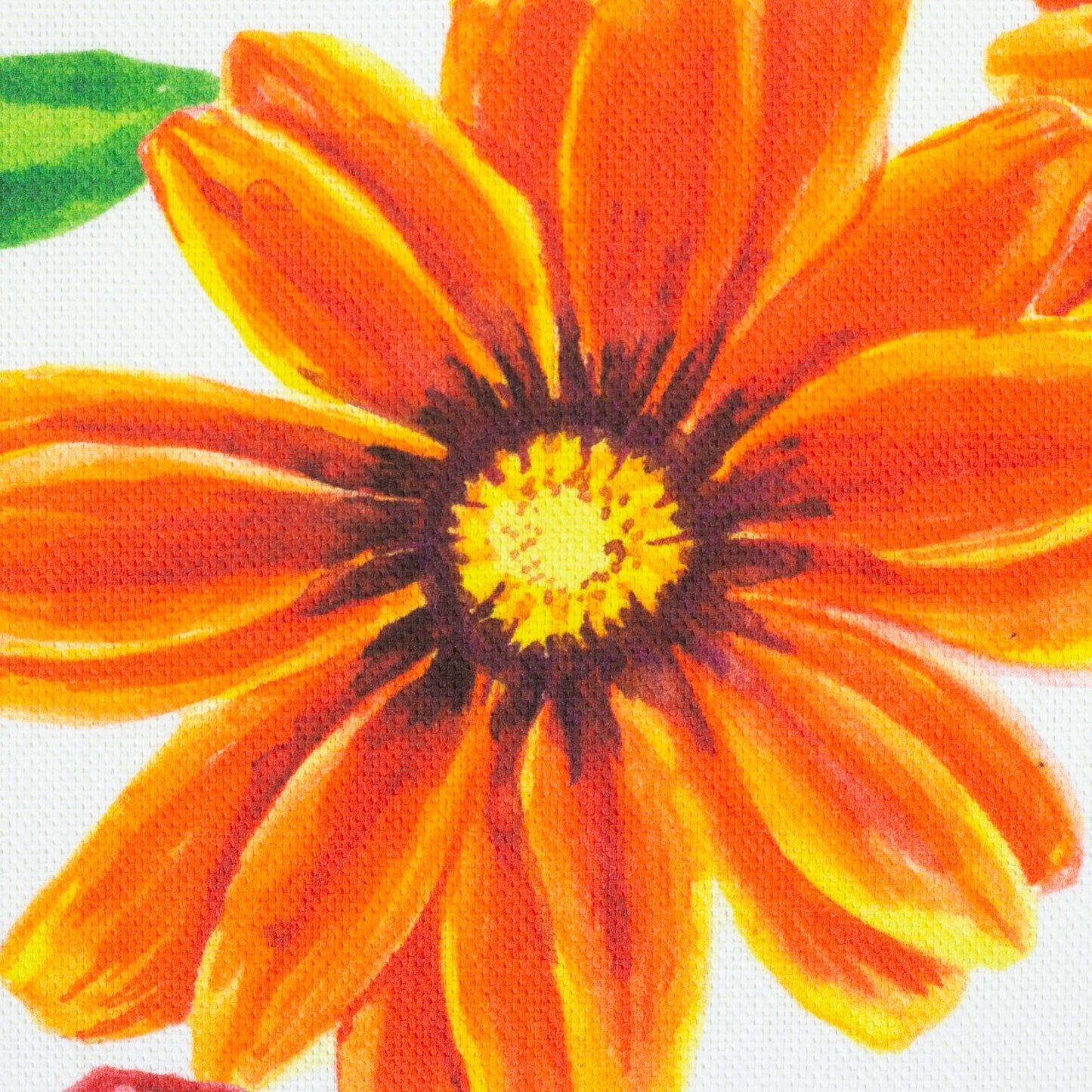 Kanvas audums - kliņģerītes 210 g/m²