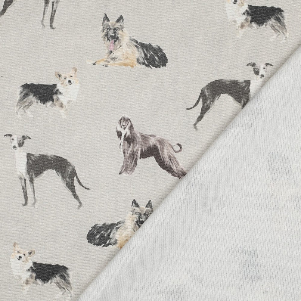 Kanvas audums - suņi 225 g/m²