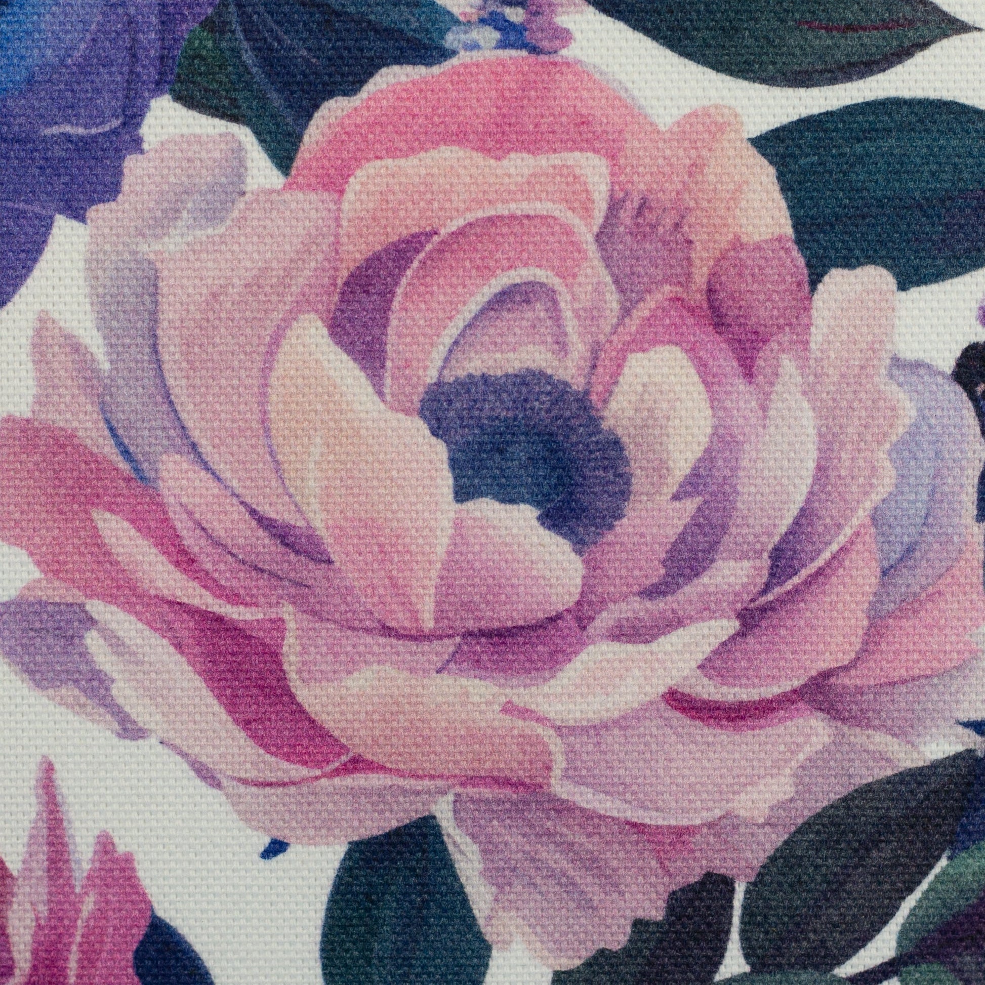 Kanvas audums - zilās peonijas 210 g/m²