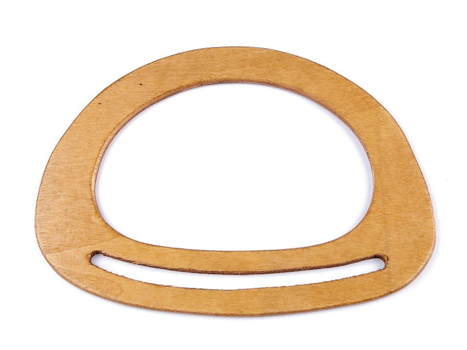 Wooden handles for bags | 2 pcs. | 14.5–21 cm