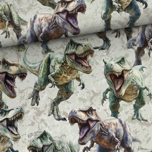 Kokvilnas cilpiņtrikotāža - T - rex 250 g/m²