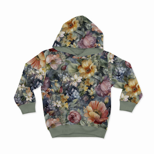 Kokvilnas cilpiņtrikotāža - ziedu motīvs 250 g/m²