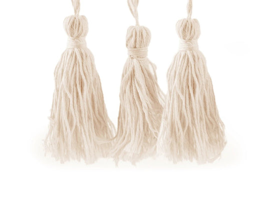 AttÄls ar Kokvilnas puŔķis 12.5 cm (tassel) ā pieejams Å arlotes audumi