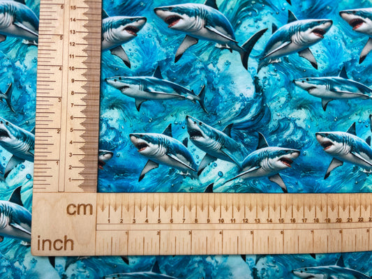 Kokvilnas trikotāža - haizivis 200 g/m²