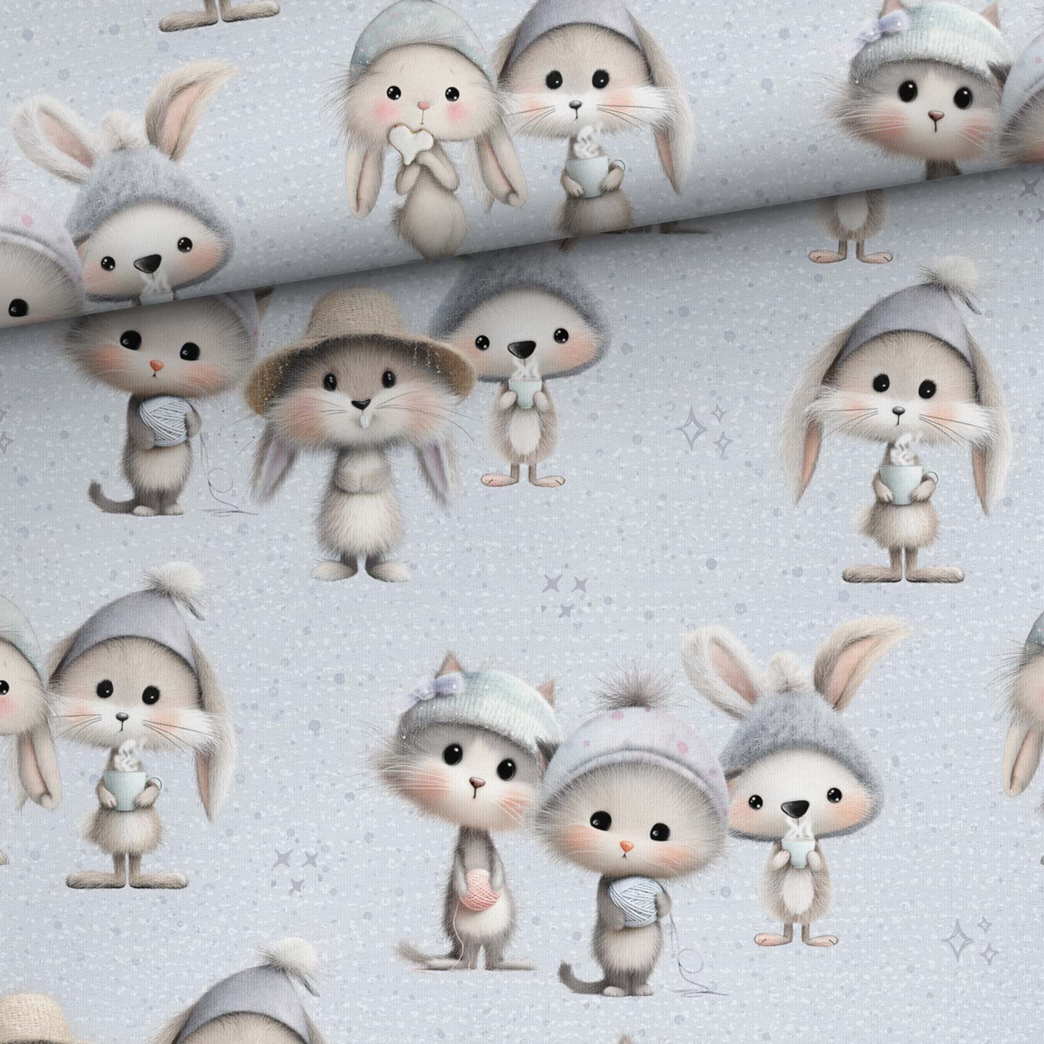 Kokvilnas trikotāža - pelītes 200 g/m²