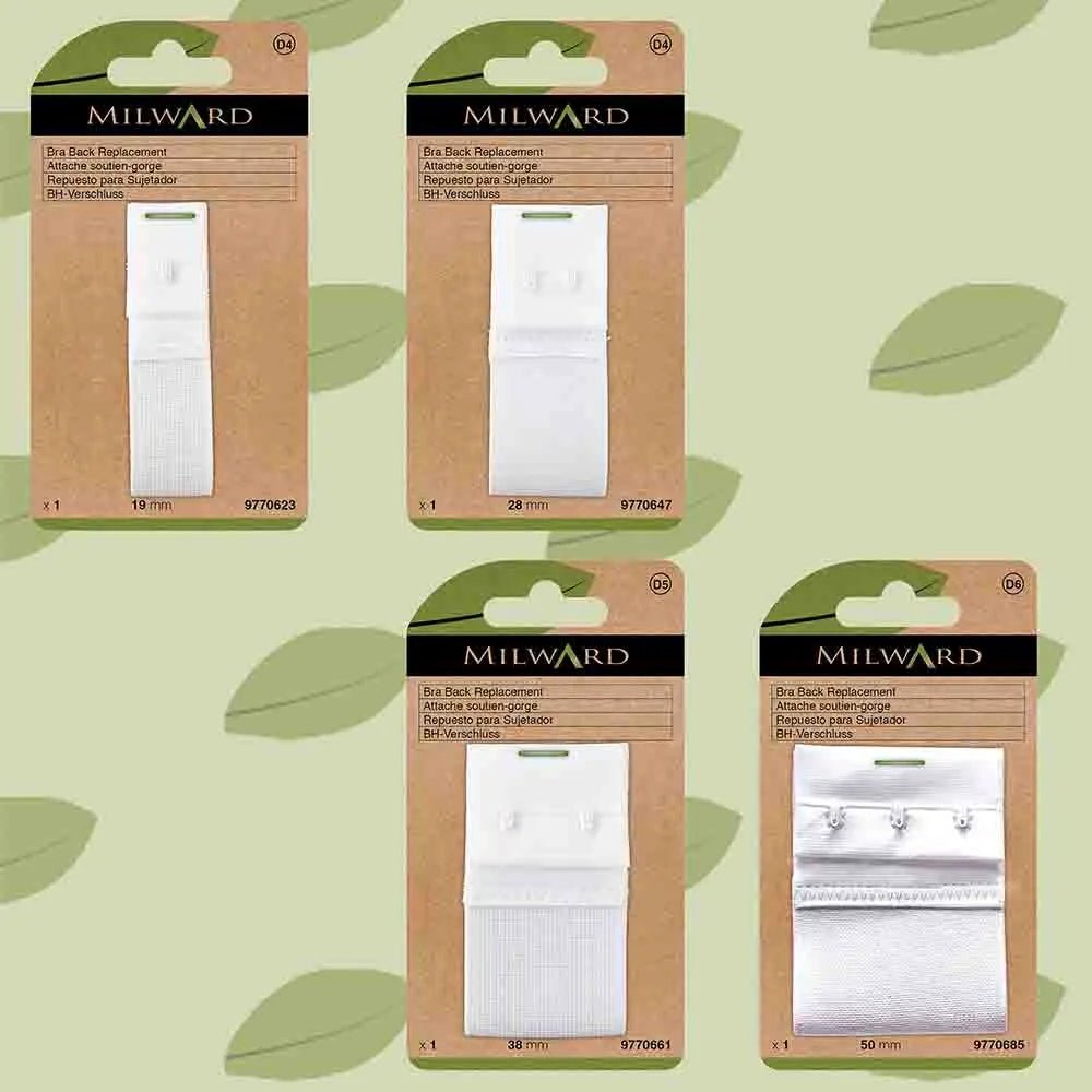 Krūštura aizdare Milward |1 āķis, 19 mm| balta