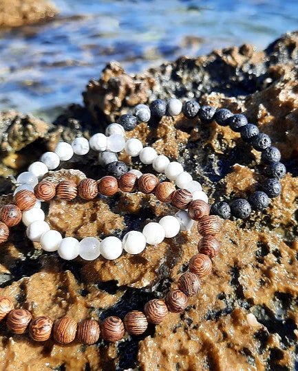 Lavas pērlītes| Ø7 mm| 20 gab.