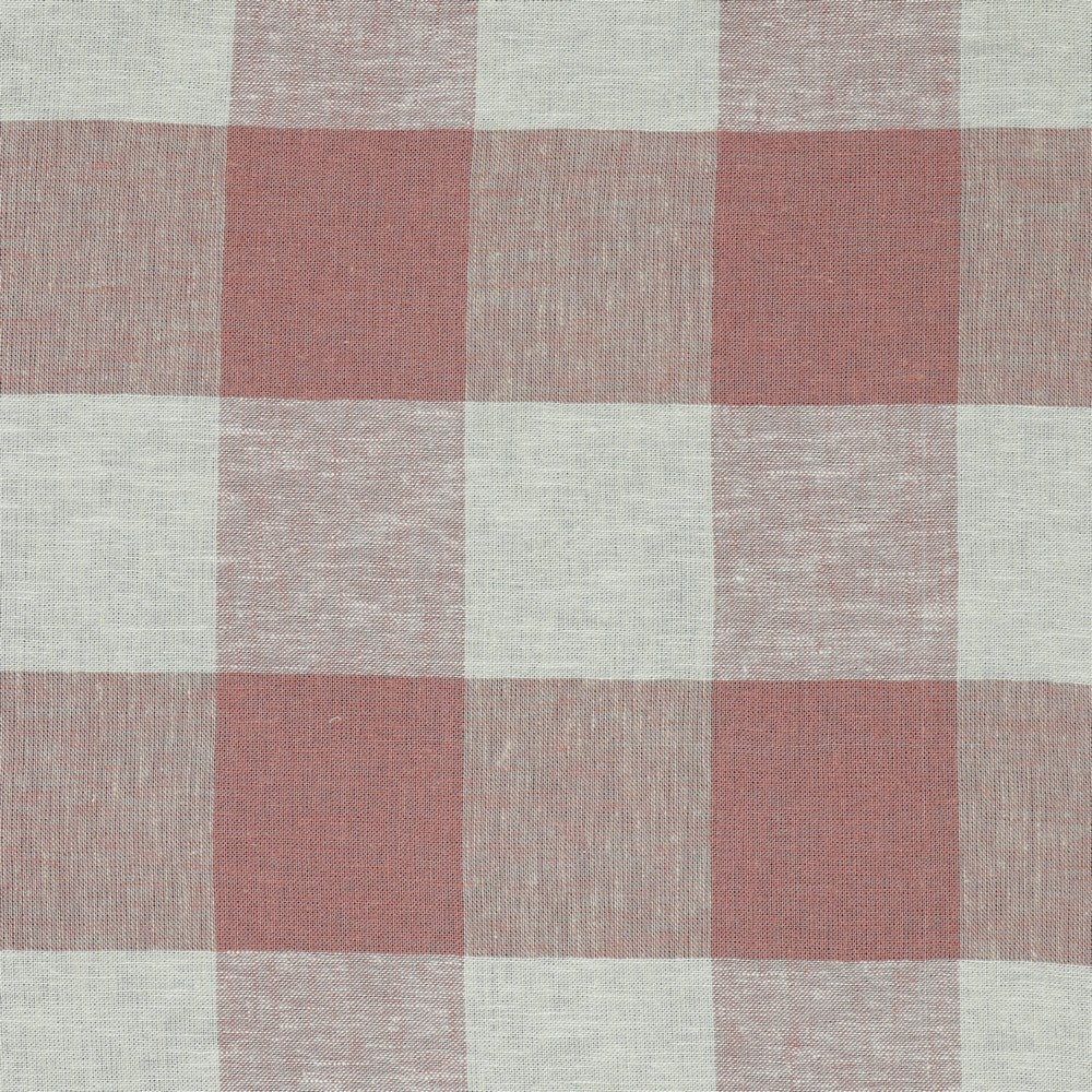 Lins ar viskozi - vecrozā rūtains 145 g/m²