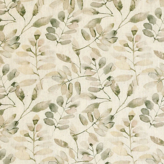 Lins ar viskozi - zaļas lapas uz dabīga fona 180 g/m²