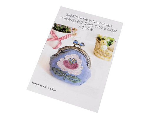 Maka izšūšanas komplekts ar metāla rāmīti | zils