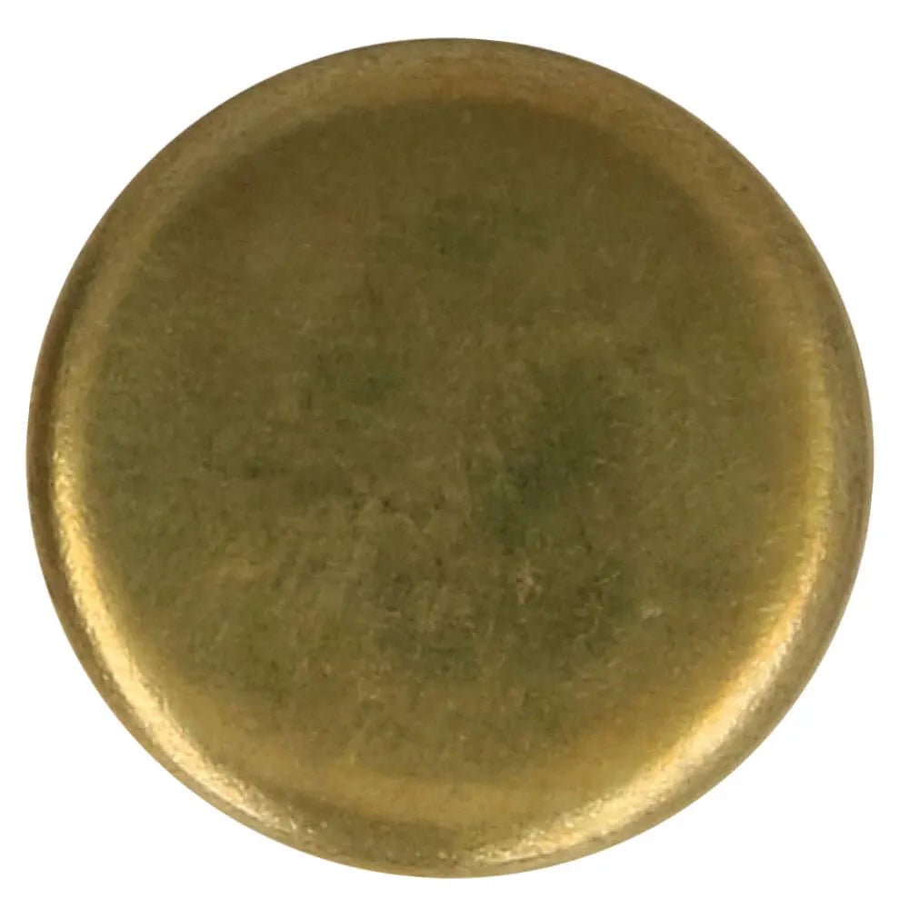 Metāla džinsa poga 14 mm - zelta metālika