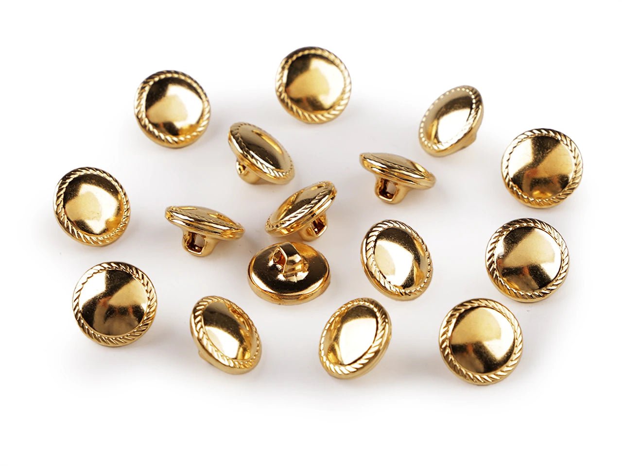 Metāla pogas uz kājiņas 12.7 mm |dažādu toņu