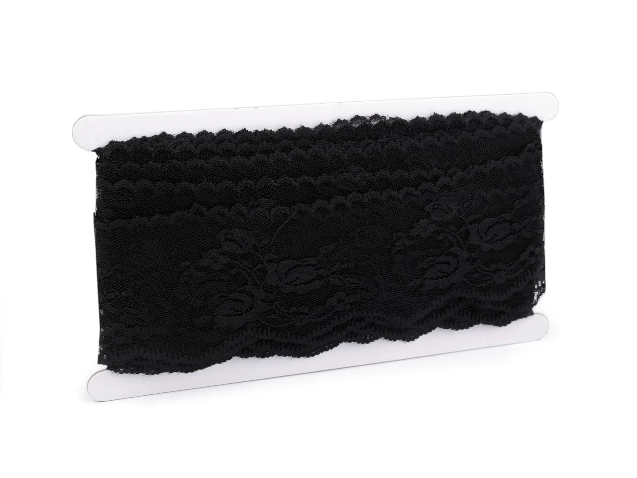 Mežģīne - 6,5 cm melna