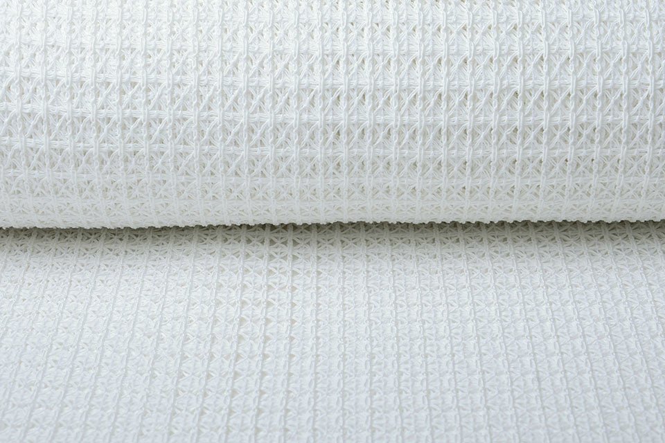Mežģīņu audums - balts 345 g/m²