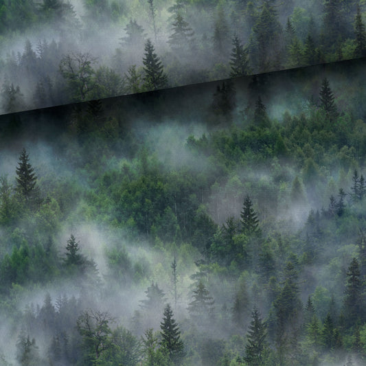 Kokvilnas cilpiÅtrikotÄža-mežs miglÄ 250 g/m²