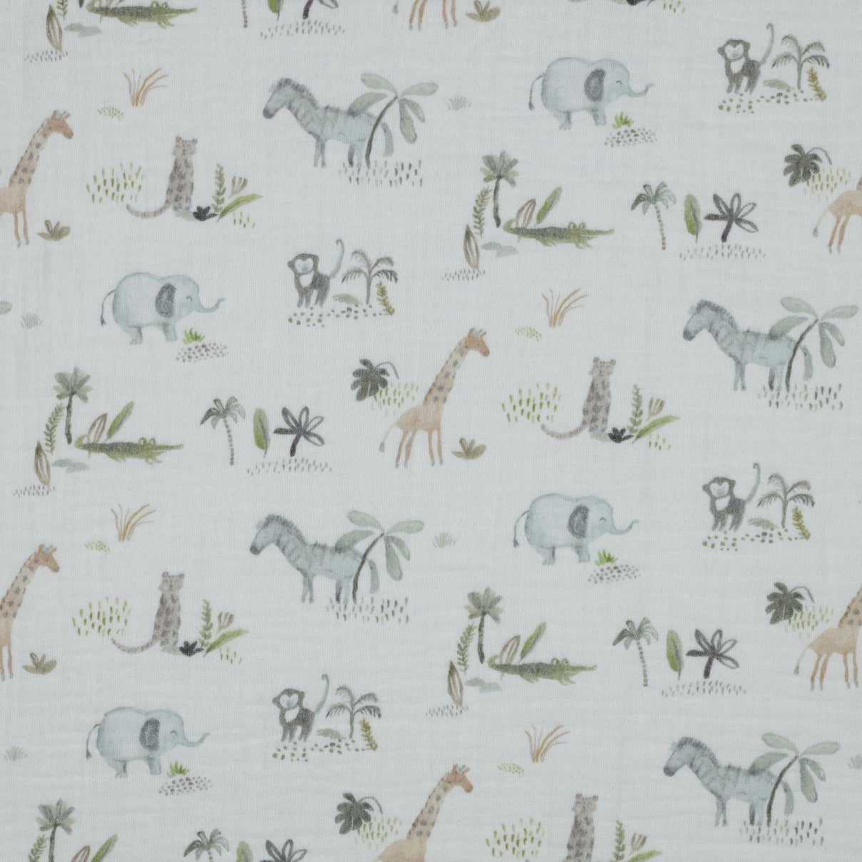 Muslīns - āfrikas zvēri 115 g/m²