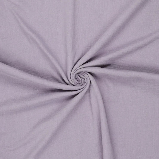 Attēls ar Muslīns - gaisīgs dūmakaini lillā 125 g/m² – pieejams Šarlotes audumi