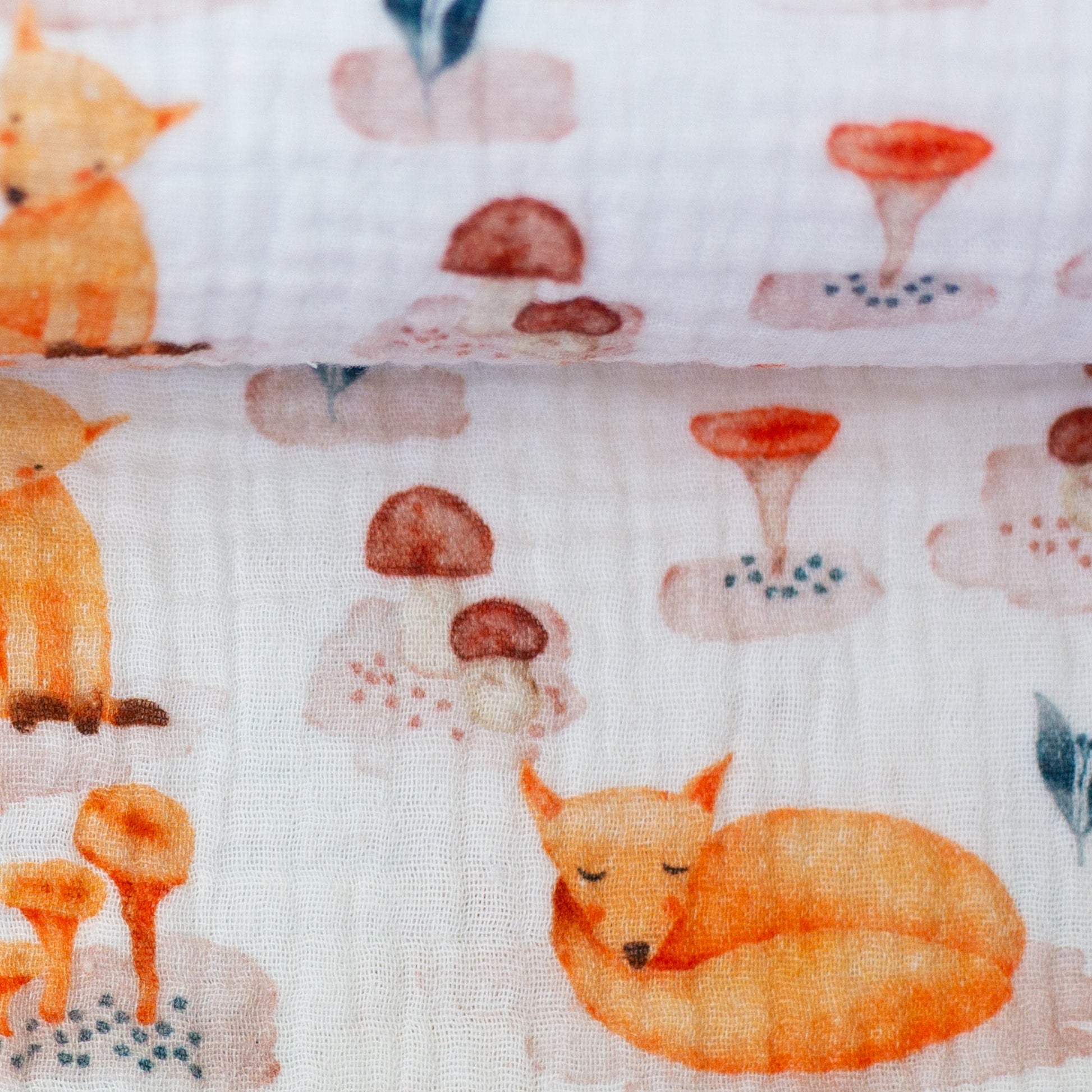 Attēls ar Muslīns - lapsa kūmiņš 130 g/m² – pieejams Šarlotes audumi