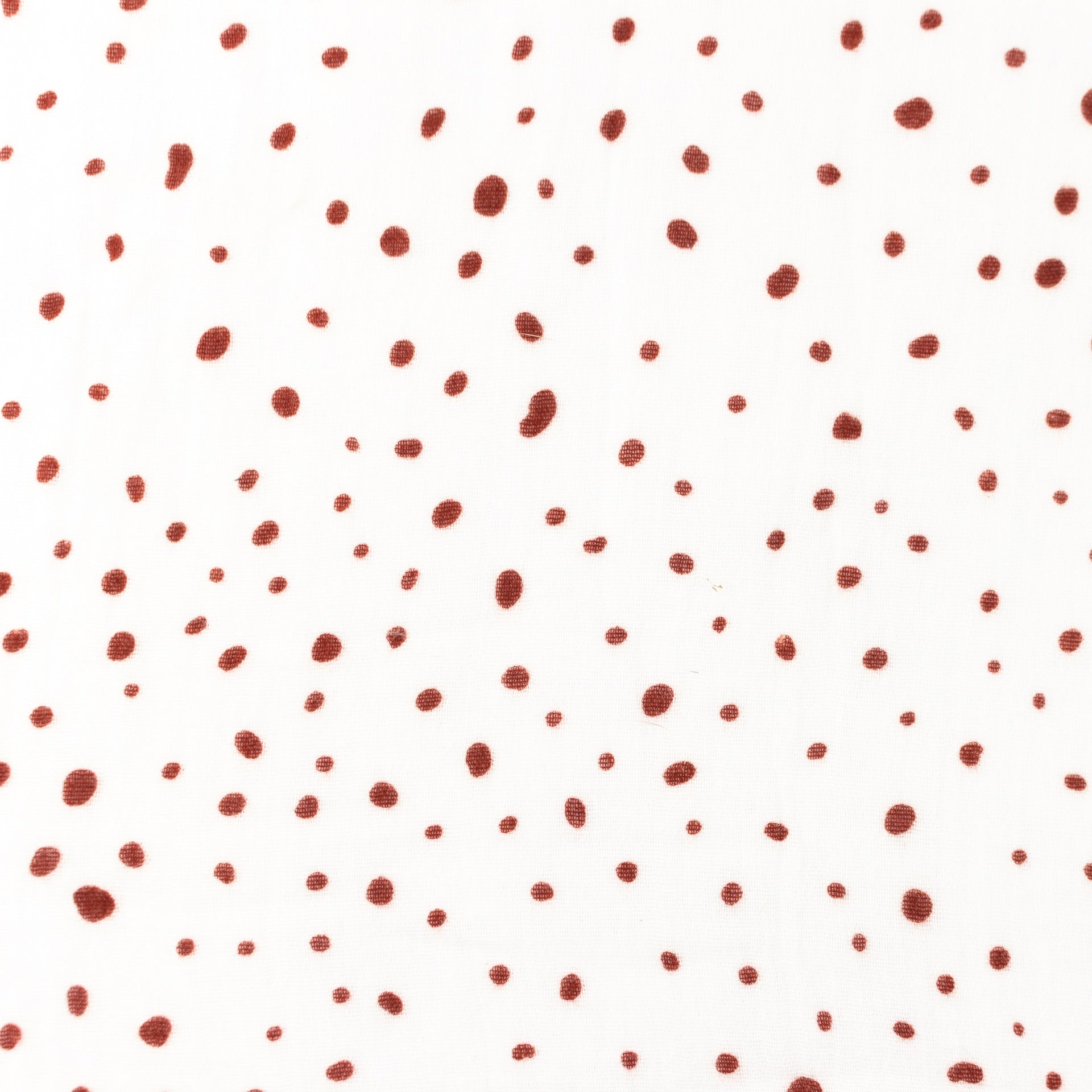 Muslīns - oranži punkti 140 g/m²