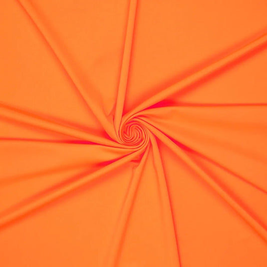 Peldkostīmu likras audums - koši oranžs 200 g/m²