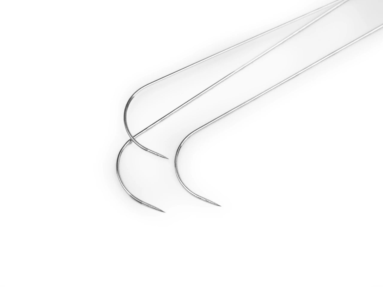 Pērlīšu izliekta adata 19 cm | Ø0.6 mm | 3 gab.