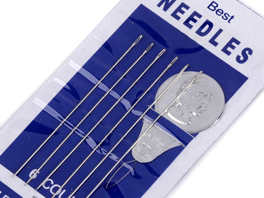 Pērļošanas adatas | 55 mm | 6 gab.