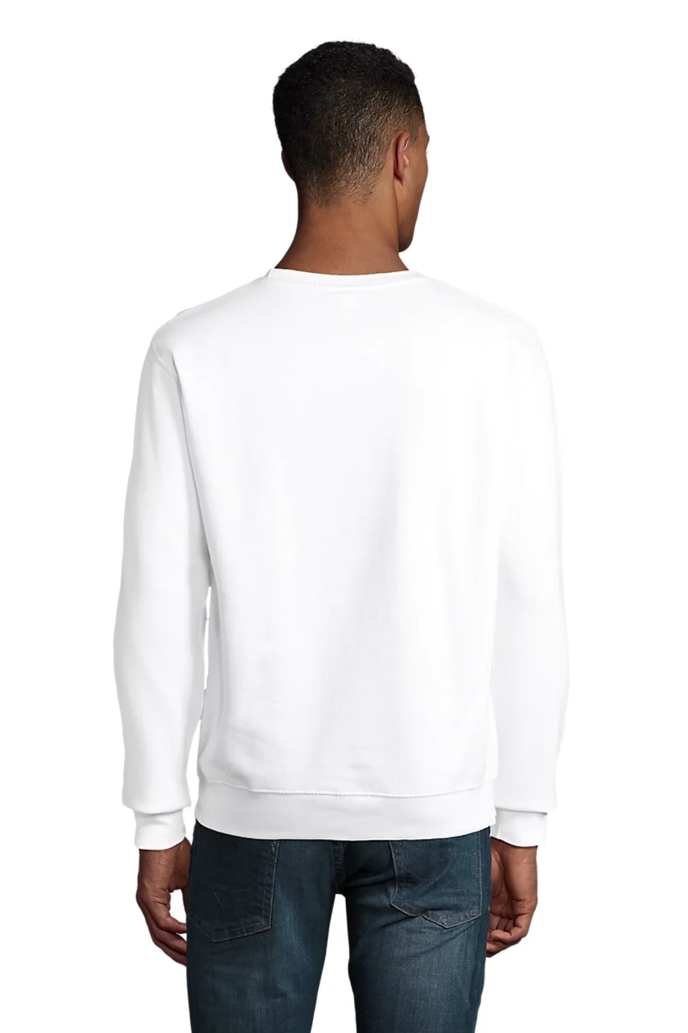 Image of a personalized sweatshirt with your design – available online at Šarlotes audumi