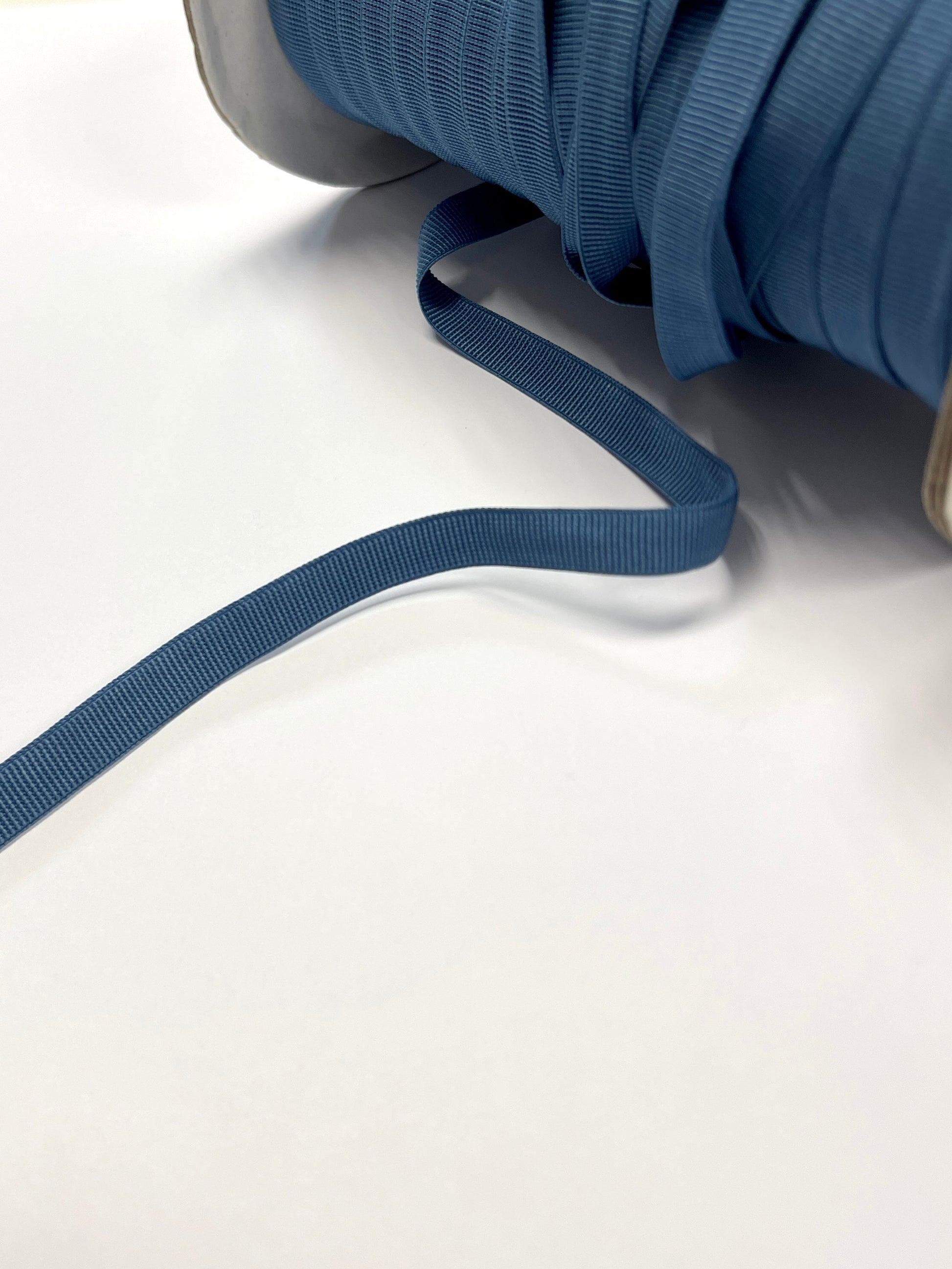 Plakanā gumija - 10 mm džinsu zila