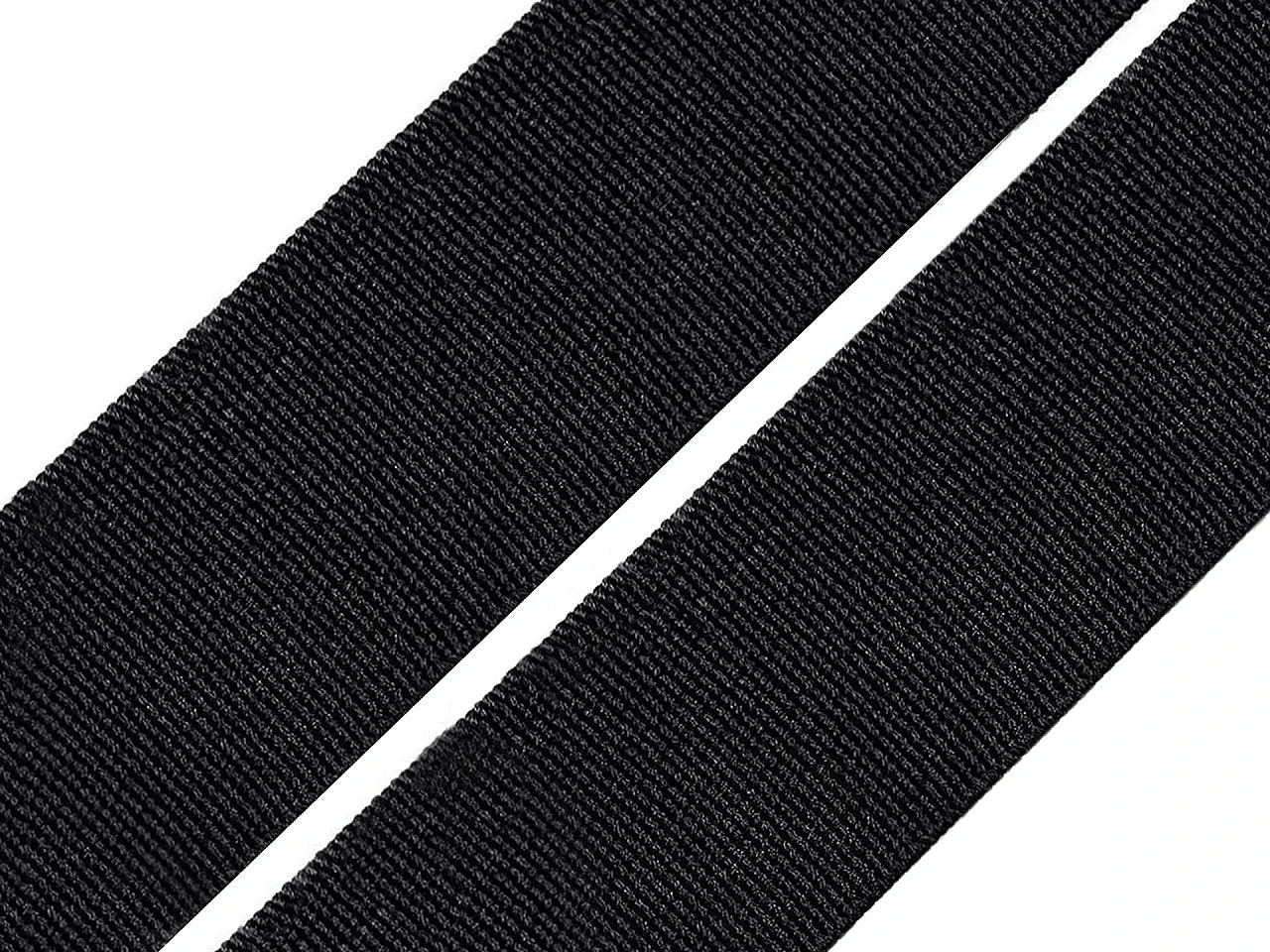 Plakanā gumija - 3,5 cm melna