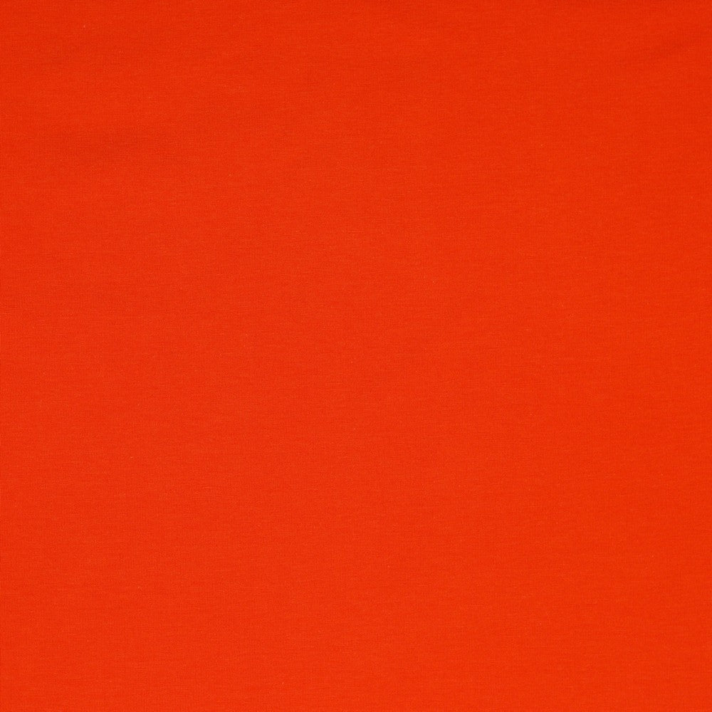 Plānā kokvilnas trikotāža - oranža 215 g/m²