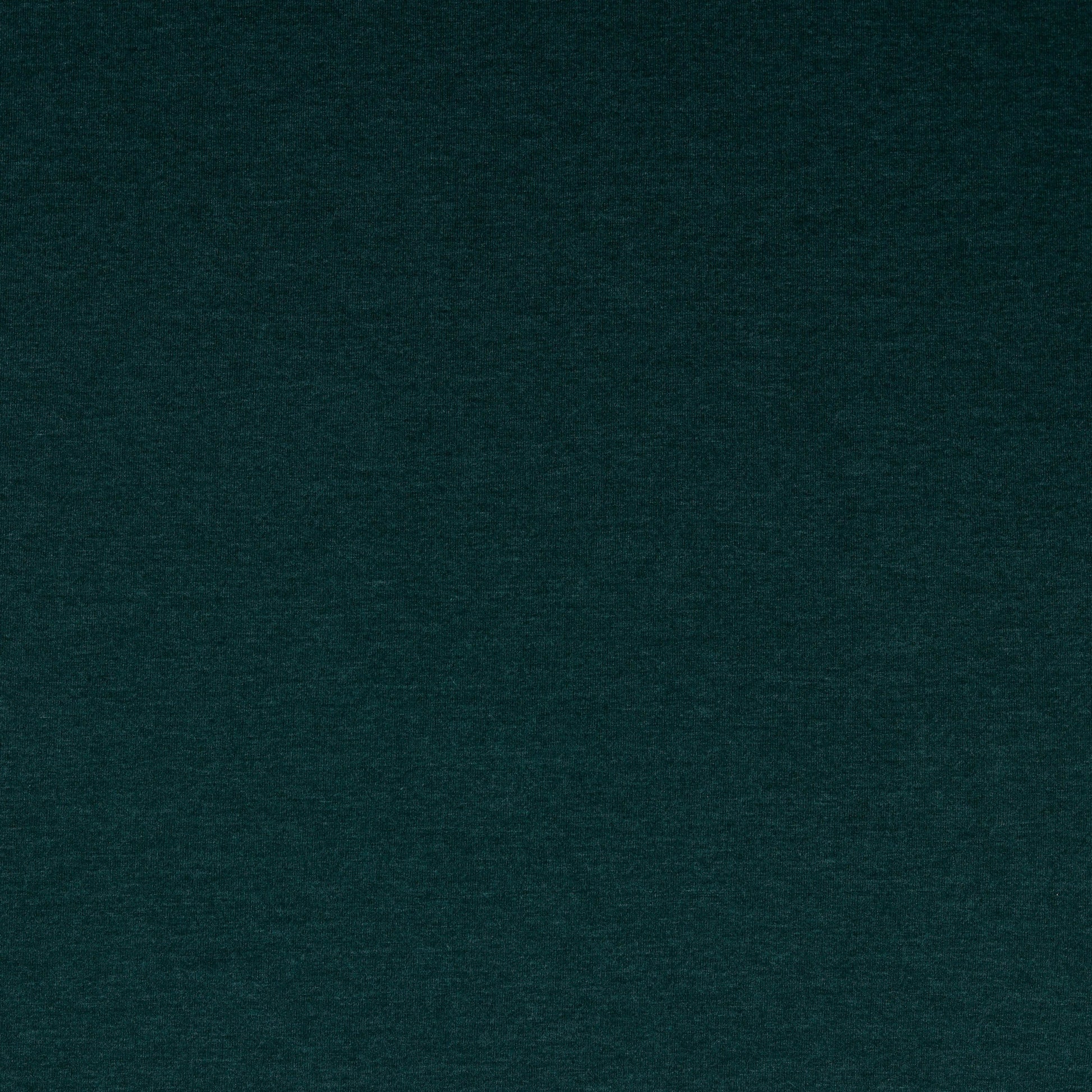 Plānā kokvilnas trikotāža - tumši zaļš melanžs 215 g/m²