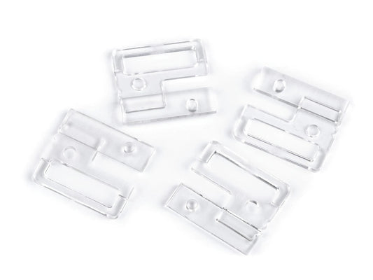 Attēls ar Plastmasas aizdare peldkostīmiem un krūšturiem, 30 mm – caurspīdīga – pieejams internetā Šarlotes audumi