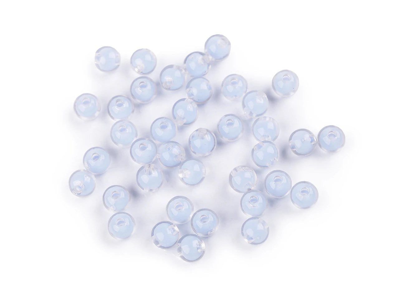 Plastmasas pērlītes Ø8 mm 10 g| dažādu toņu