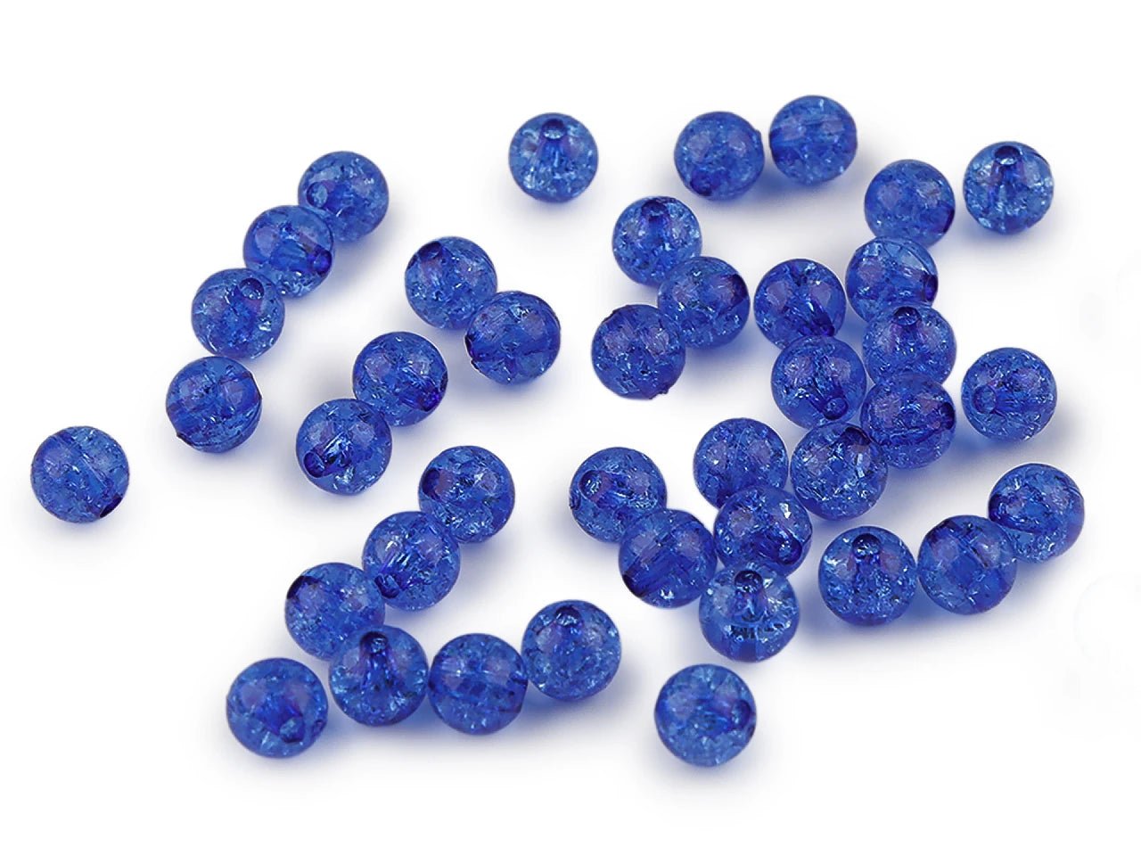 Plastmasas pērlītes Ø8 mm 30 g| dažādu toņu