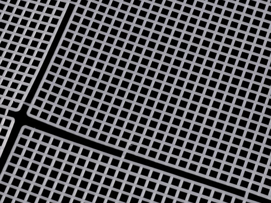 Plastmasas režģis (kanva) somas izgatavošanai | 20 × 24 × 8 cm | Ar rokturiem