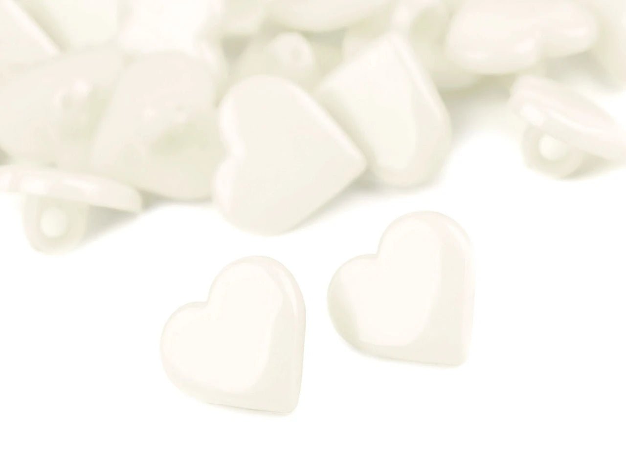 Pogas uz kājiņas 15 mm - krēmkrāsas