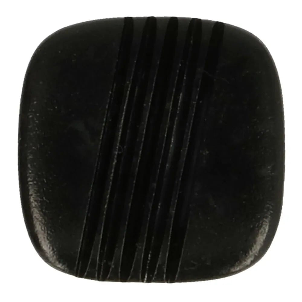 Pogas uz kājiņas 9.4 mm - melna