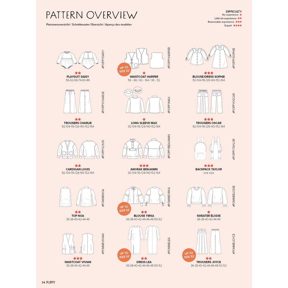 Poppy piegriežņu žurnāls 25.izdevums - ENG, DE