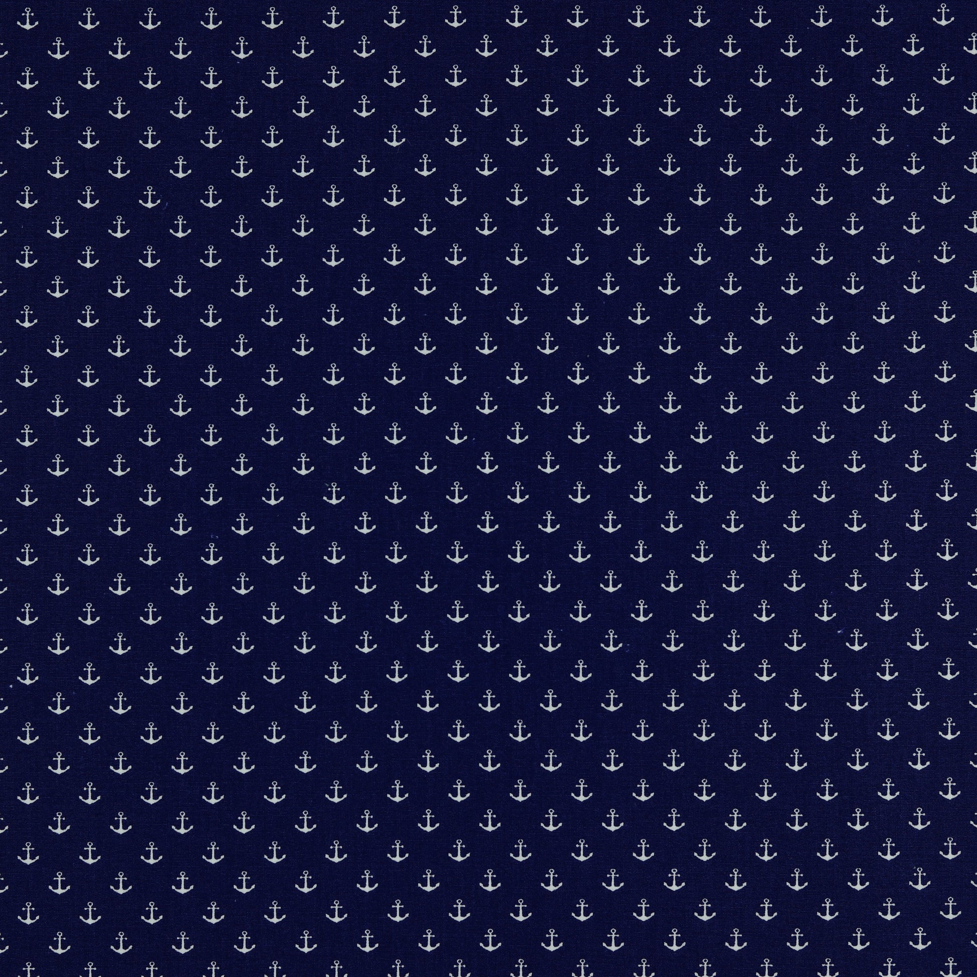 Premium 100% kokvilnas audums - mazi enkuri 115 g/m²