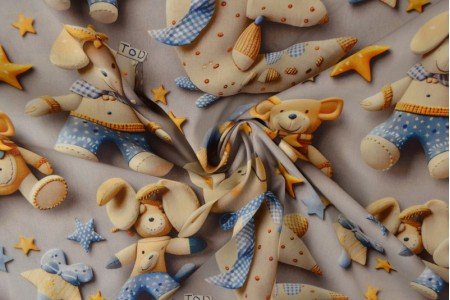 Premium 100% kokvilnas audums - mīkstās mantiņas 110 g/m²