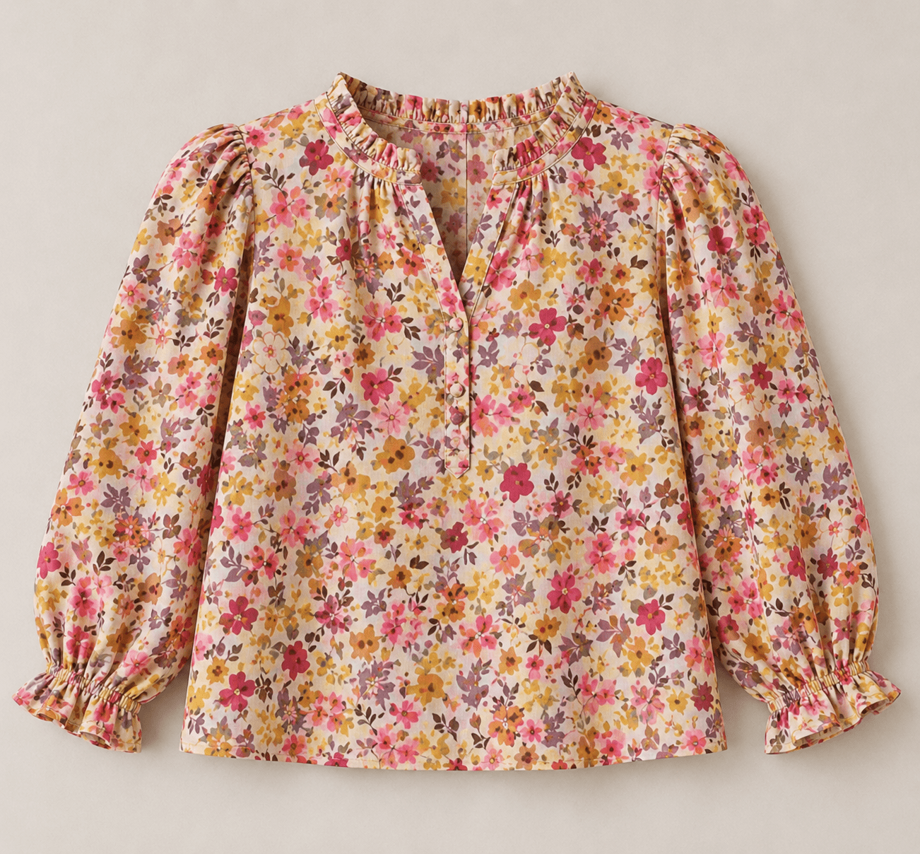 Image du tissu Premium 100 % coton - petites fleurs 115 g/m² – disponible chez Tissus Charlotte