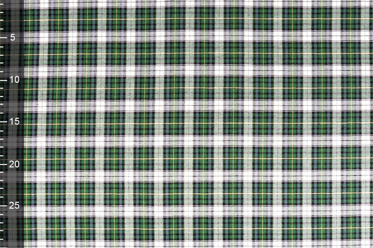 Premium Flanelis - zaļš rūtains 120 g/m²