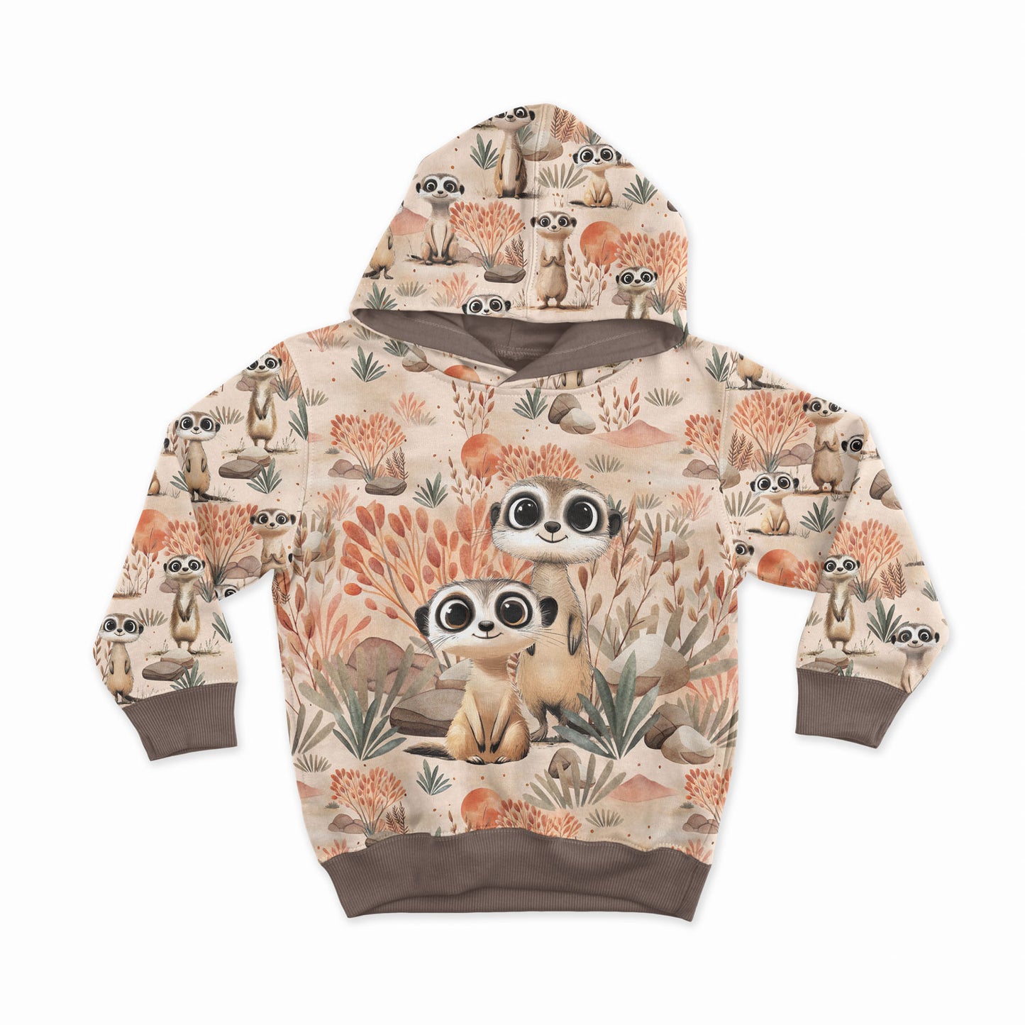 Medvilninė kilpinė trikotažo palaidinė – dykumos spalvos 250 g/m²