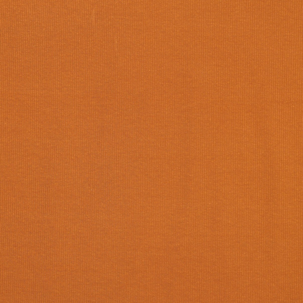 Rievotā kokvilnas trikotāža (RIB JERSEY) - konjaks 240 g/m²