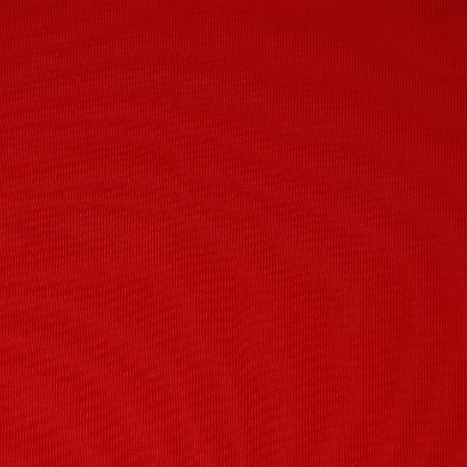 Rievotā kokvilnas trikotāža (RIB JERSEY) - sarkana 240 g/m²