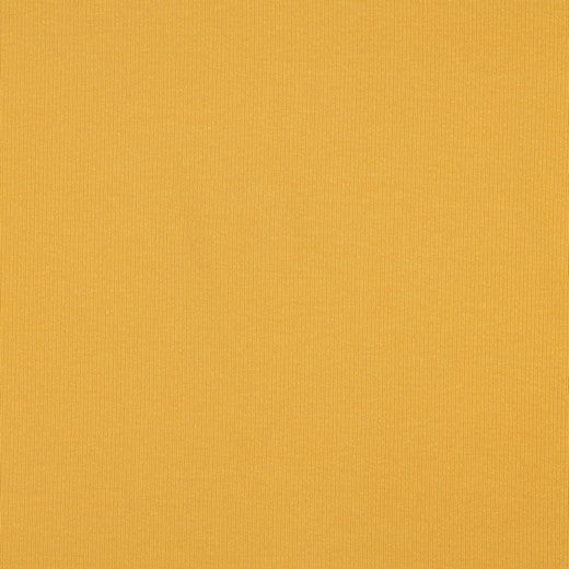 Rievotā kokvilnas trikotāža (RIB JERSEY) - sinepju dzeltens 240 g/m²